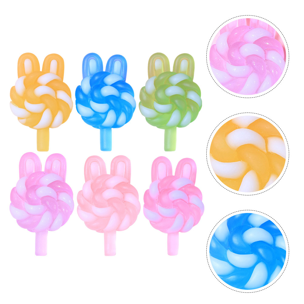 24Pcs Cute Cartoon Lollipop Ch - Resin Craft Material review and price