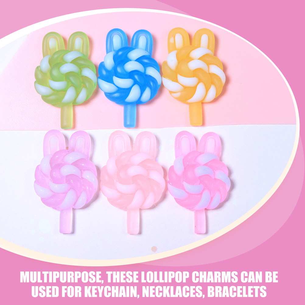 24Pcs Cute Cartoon Lollipop Ch - Resin Craft Material review and price