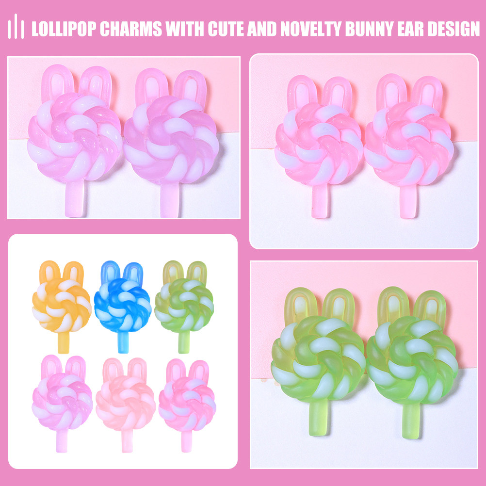 24Pcs Cute Cartoon Lollipop Ch - Resin Craft Material review and price