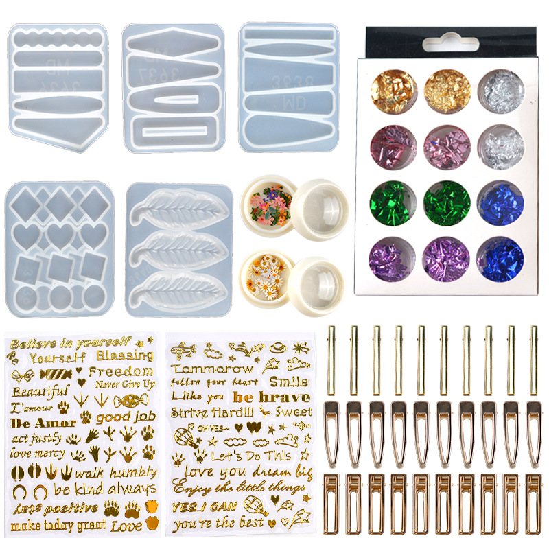 DIY Epoxy Resin Hair Clip Hair - Serving Tray Mold review and price