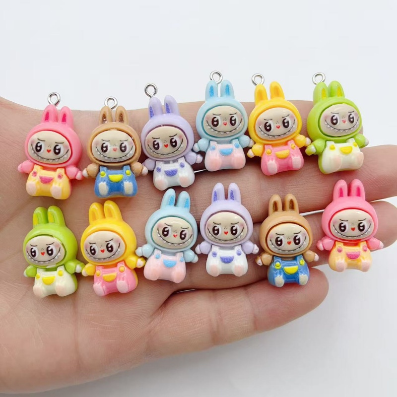 10Pcs Kawaii Rabbit Strawberry - Resin Craft Projects review and price