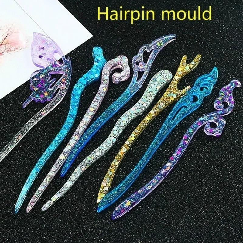 New Transparent Hairpin Silico - Resin Craft Material review and price