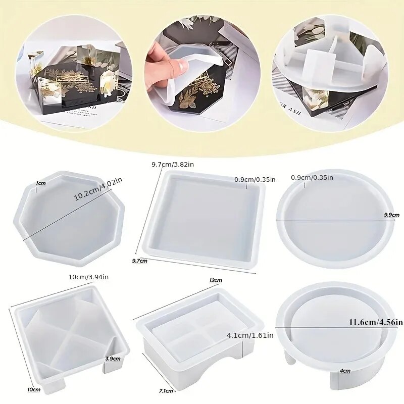 Coaster Resin Molds Set Includ - Serving Tray Mold review and price