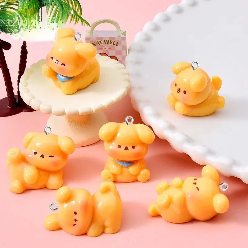 10Pcs Cute Cartoon Dog Acrylic - Resin Craft Projects review and price