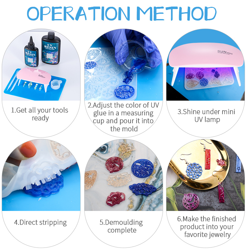 100g/250g Clear UV Resin Hard  - Resin Jewelry Kit review and price