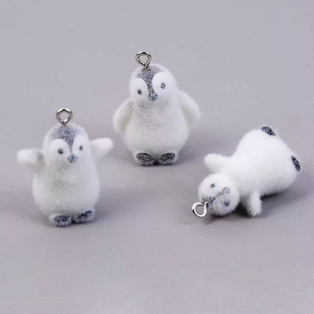 5pcs Flocking Small Penguin Re - Resin Craft Projects review and price